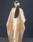 Golden Goddess Boubou in metallic gold with embellished neckline