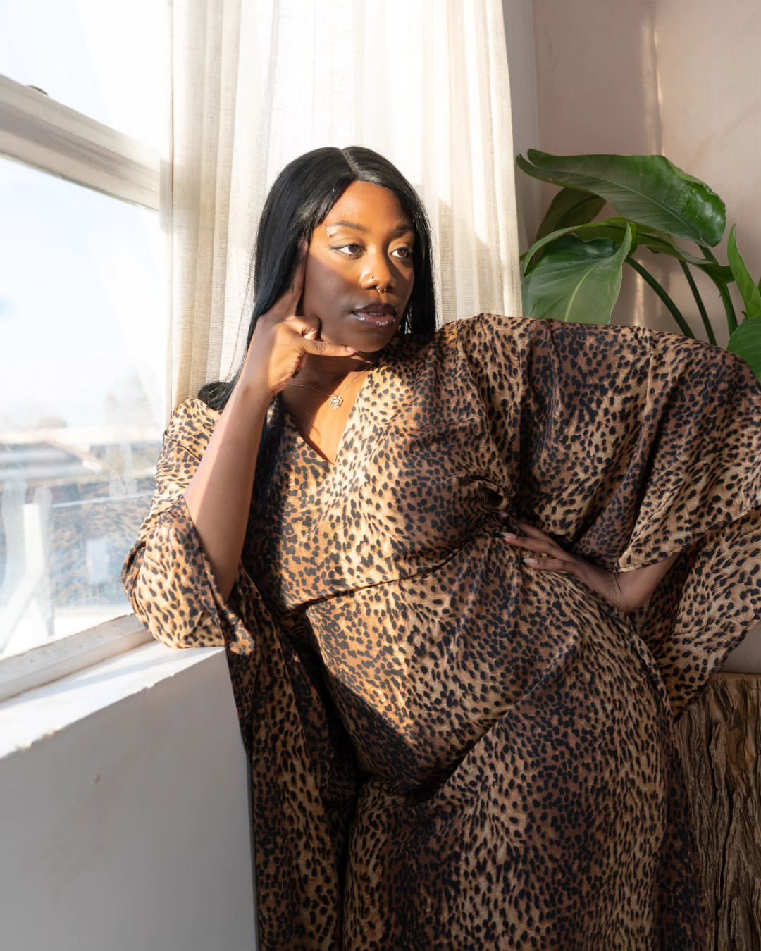 Leopard Print Dress
