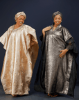  Golden Goddess Boubou in metallic gold with embellished neckline
