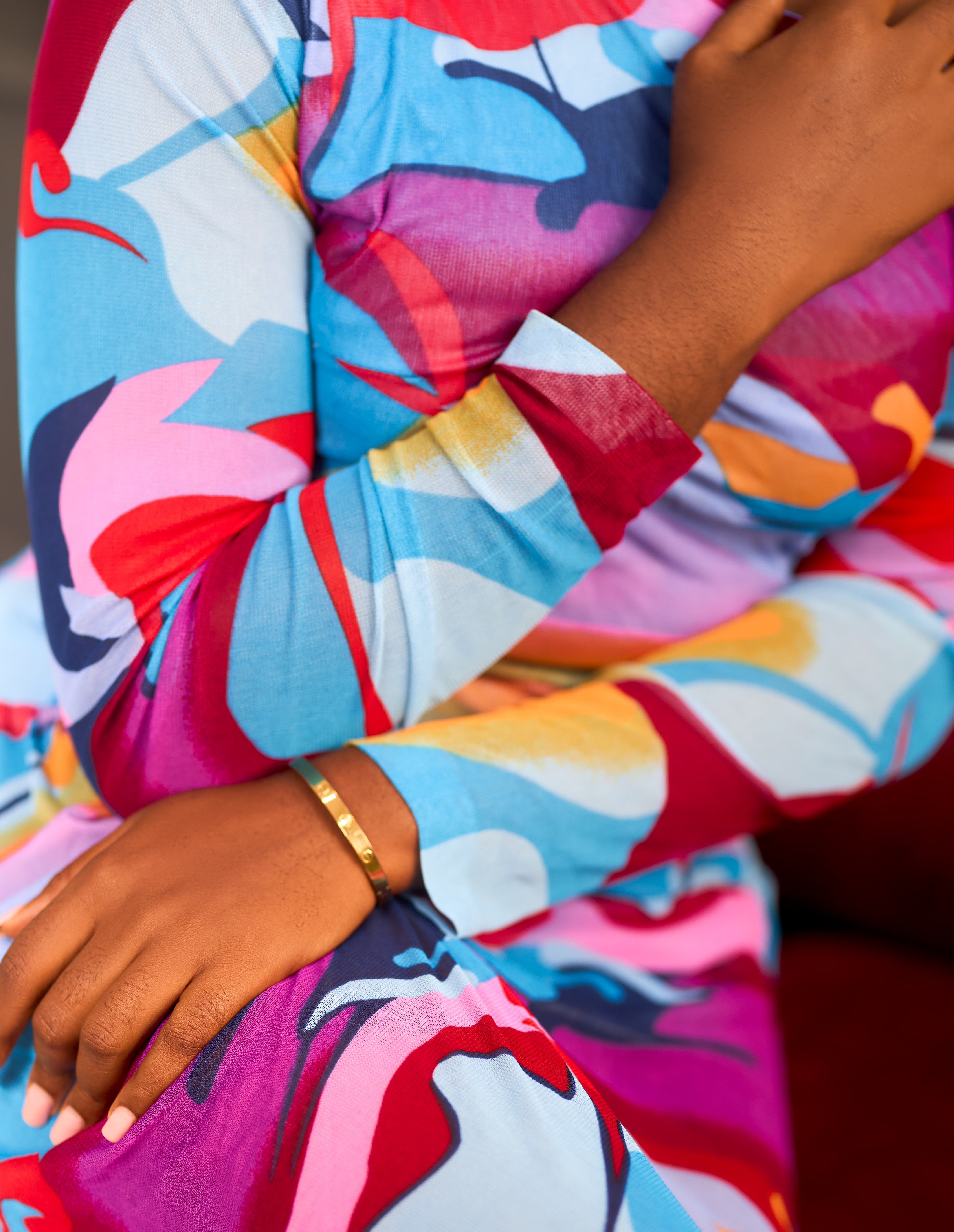 The Sunset Symphony Gown