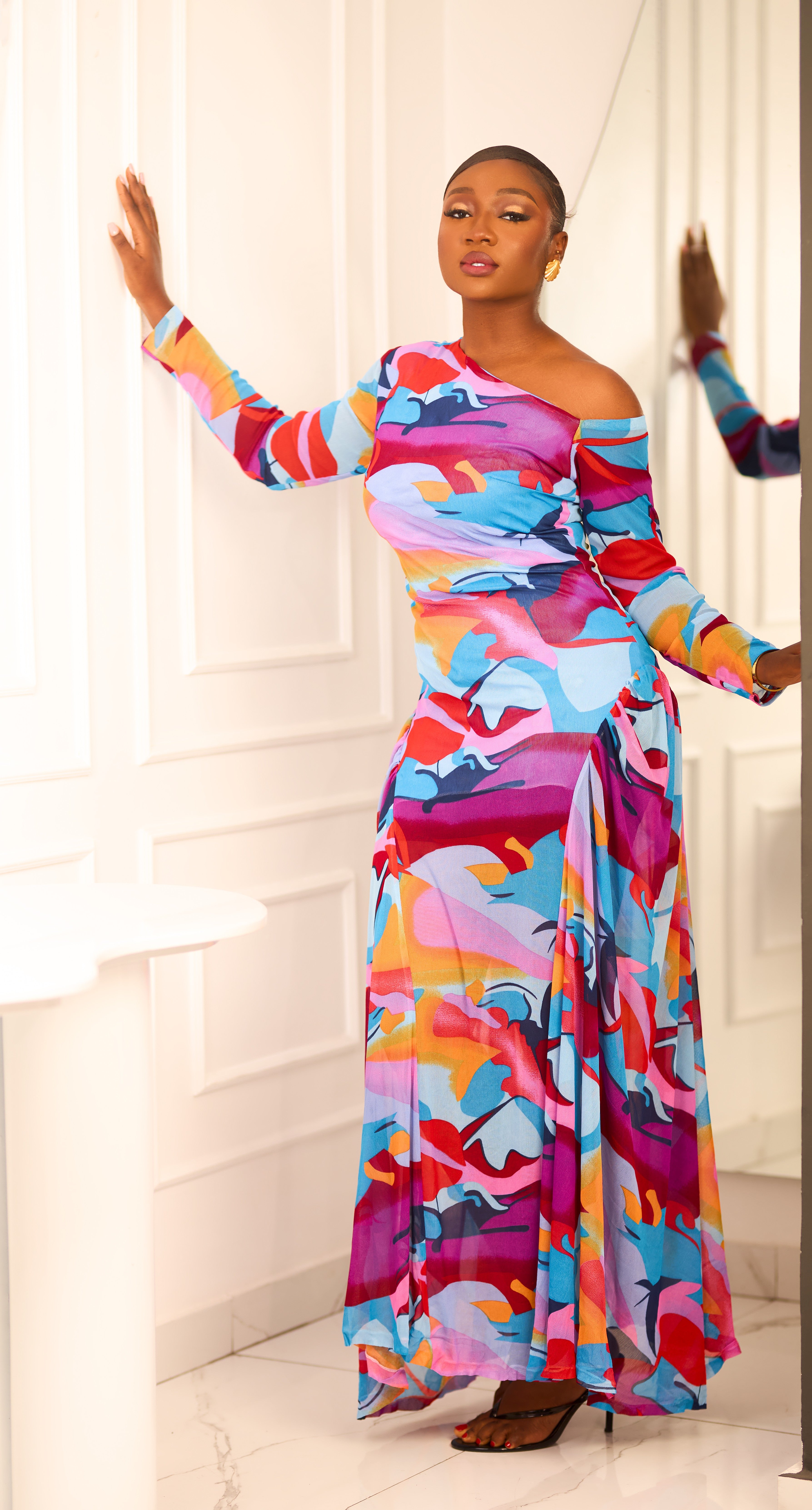 The Sunset Symphony Gown